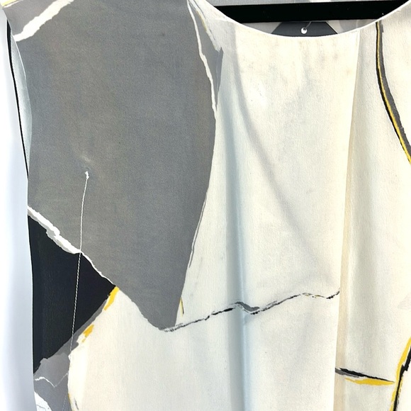 AllSaints Anais Torn Print Sleeveless Shift Dress - Picture 5 of 11